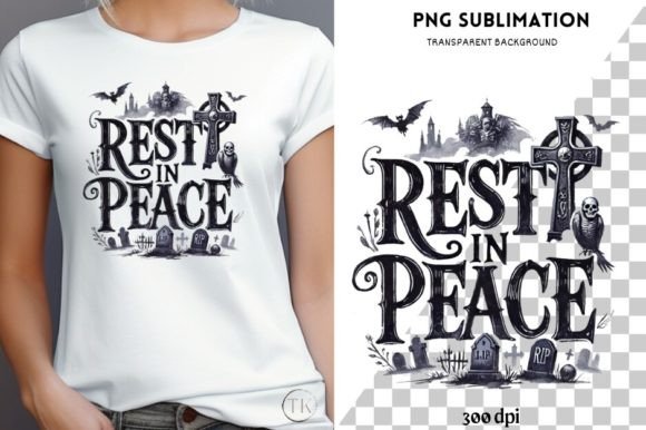 Download Rest in Peace Png, Retro Halloween - Rest in peace png Collection