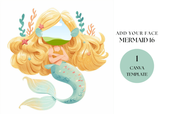 Download Add Your Face - Mermaid 16 - Premium Resources