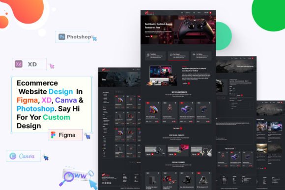 Download Gaming Shopify Ecommerce Website Design - Website design Collection