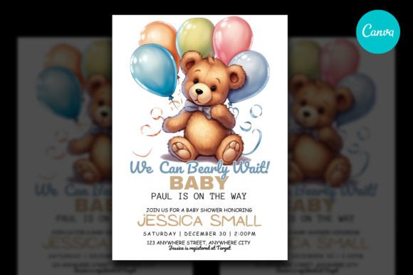 Download Baby Shower Editable Invitation Template - Premium Bundle