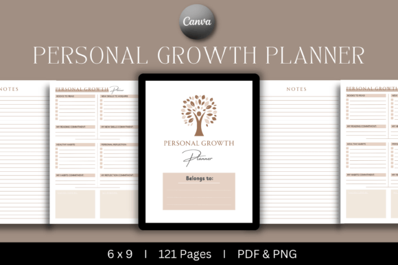 Download Personal Growth Planner | KDP Interior - Personal growth planner Collection