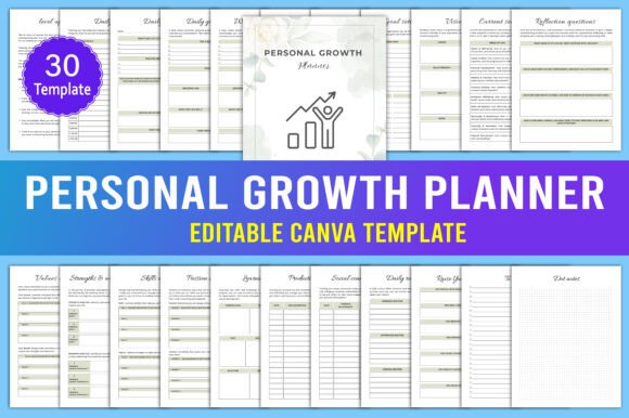 Download Personal Growth Planner Canva - Personal growth planner Collection