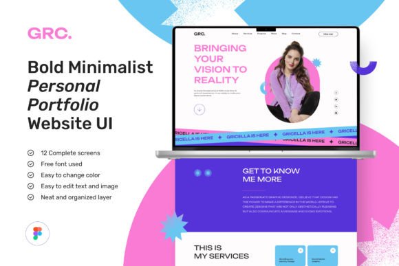 Download Personal Portfolio Website Design UI - Website design Collection