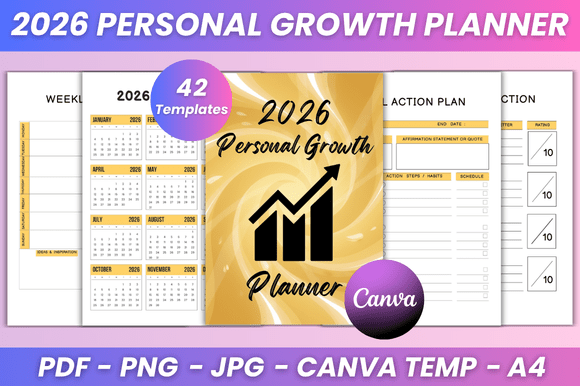 Download 2026 Personal Growth Planner Kdp - Personal growth planner Collection